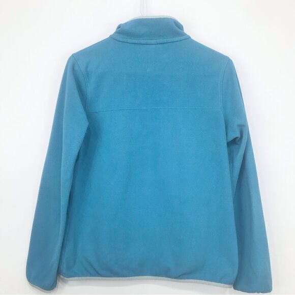 Patagonia Teal Blue Quarter Snap Micro Fleece Performance Layer Pullover - Picture 9 of 14